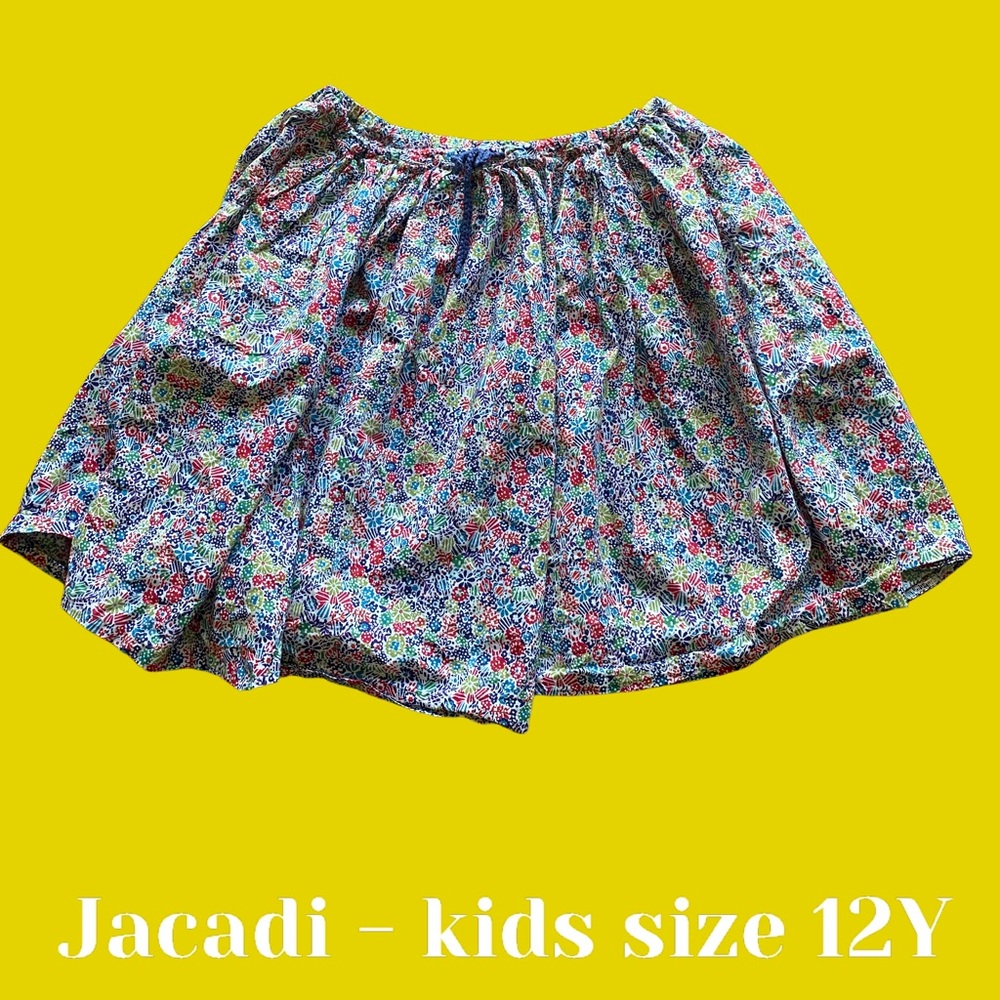 JACADI PARIS multicolored floral print skirt 12Y